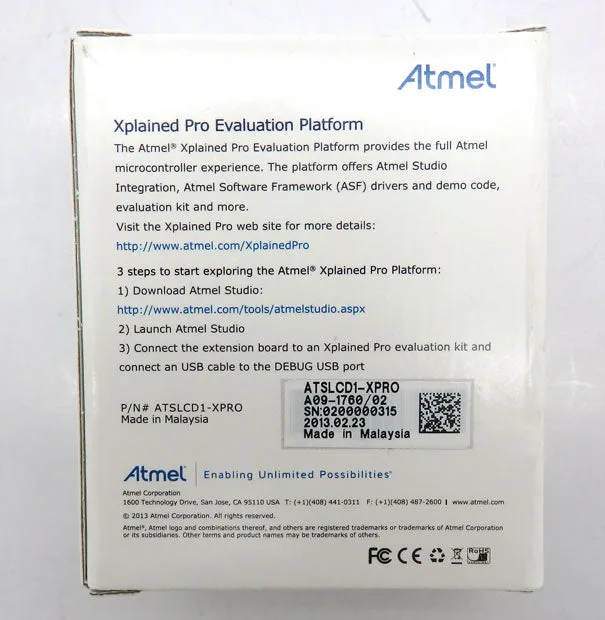 Atmel Xplained Pro LCD Add-On ATSLCD1-XPRO