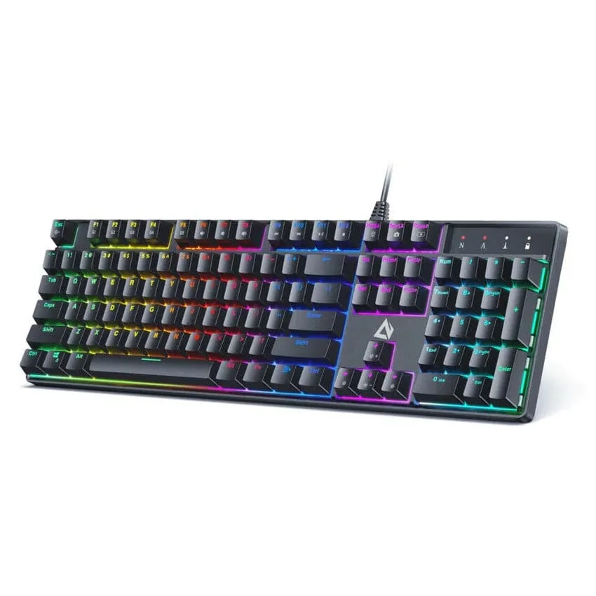 AUKEY KMG16 Mechanical Keyboard Blue Switches 104key