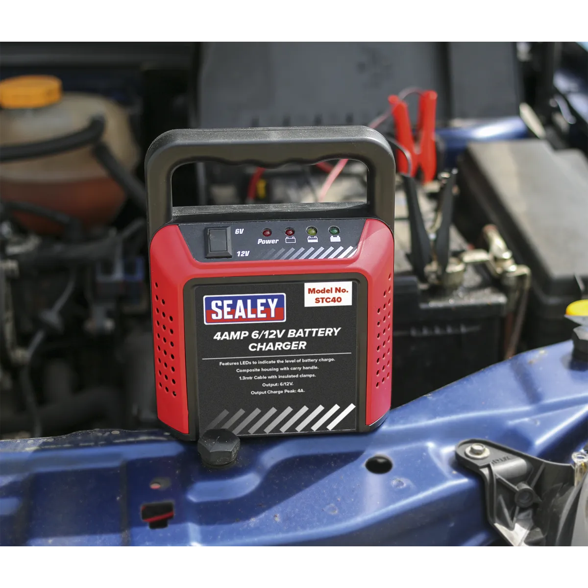 Battery Charger 6/12V 4Amp 230V