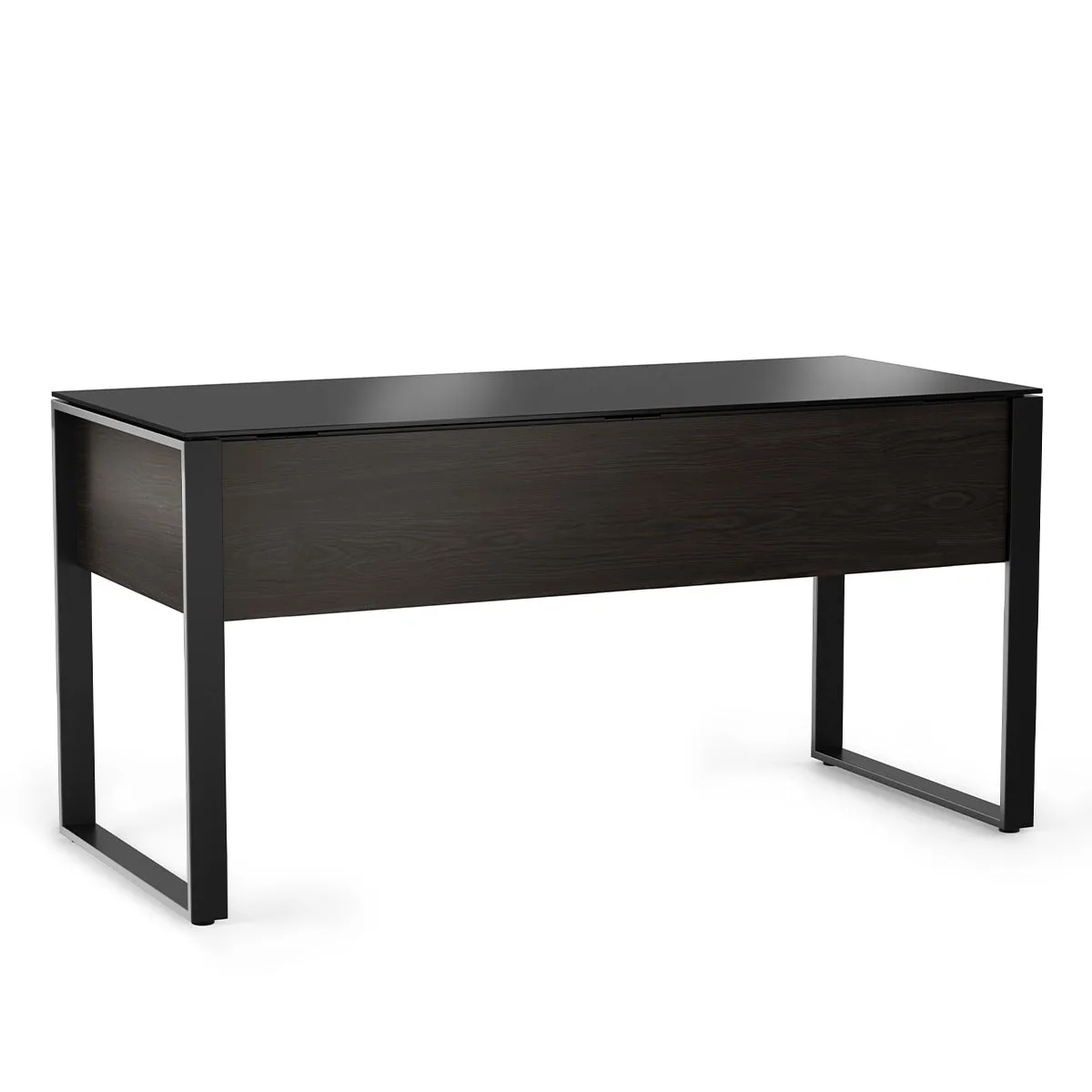 BDI Corridor 6501 Desk with Keyboard Drawer (Charcoal Stained Ash)