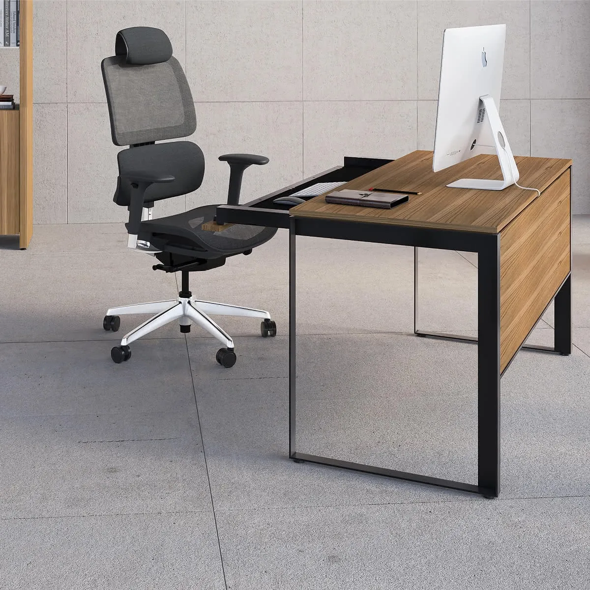 BDI Linea 6221 Desk (Natural Walnut)