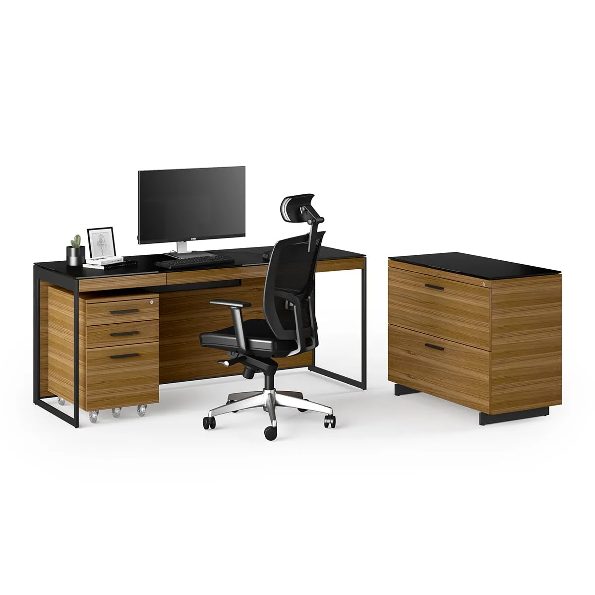 BDI Sequel 20 6101 Desk (Walnut/Black)