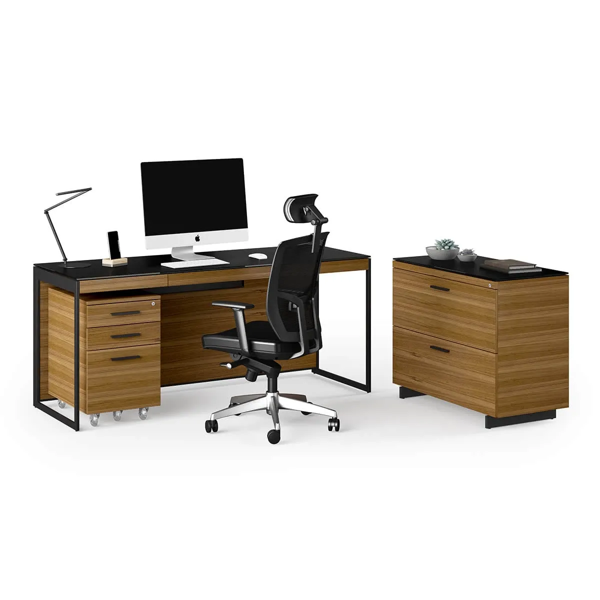 BDI Sequel 20 6101 Desk (Walnut/Black)