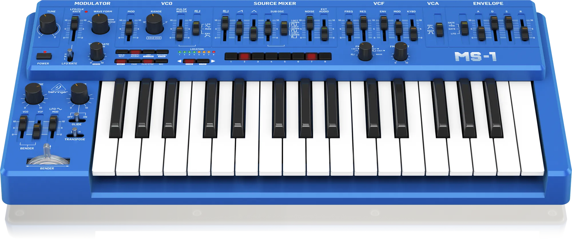 Behringer MS-101 Blue  Analogue Synthesizer