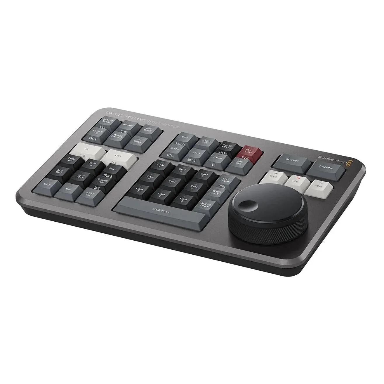 Blackmagic Design DaVinci Resolve Speed Editor Mounting Keyboard, Gray