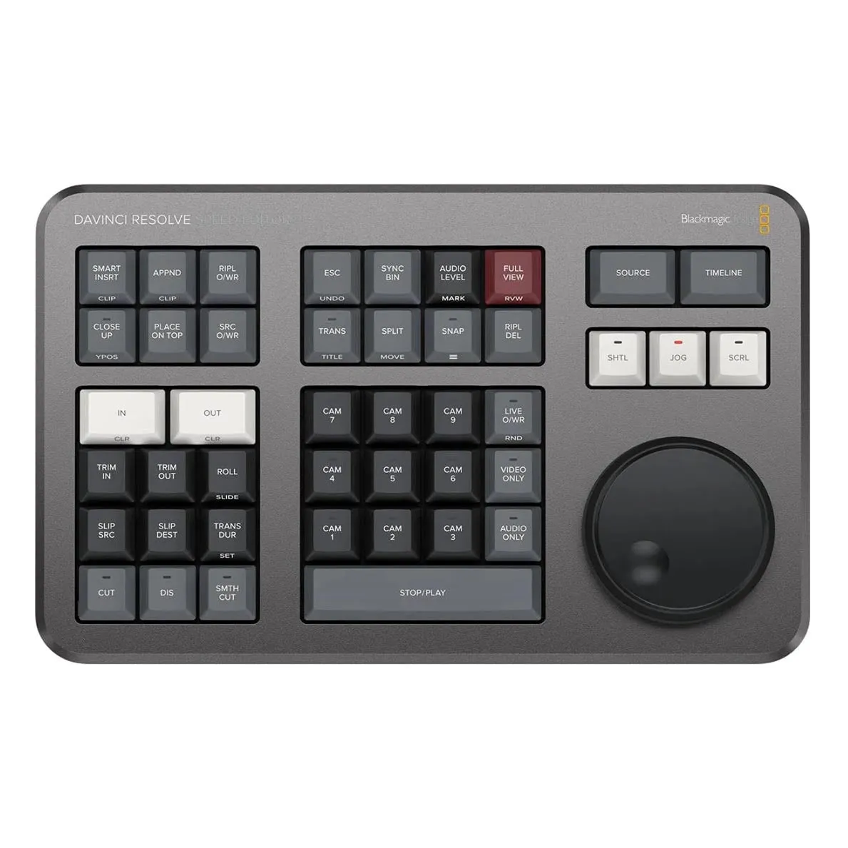 Blackmagic Design DaVinci Resolve Speed Editor Mounting Keyboard, Gray