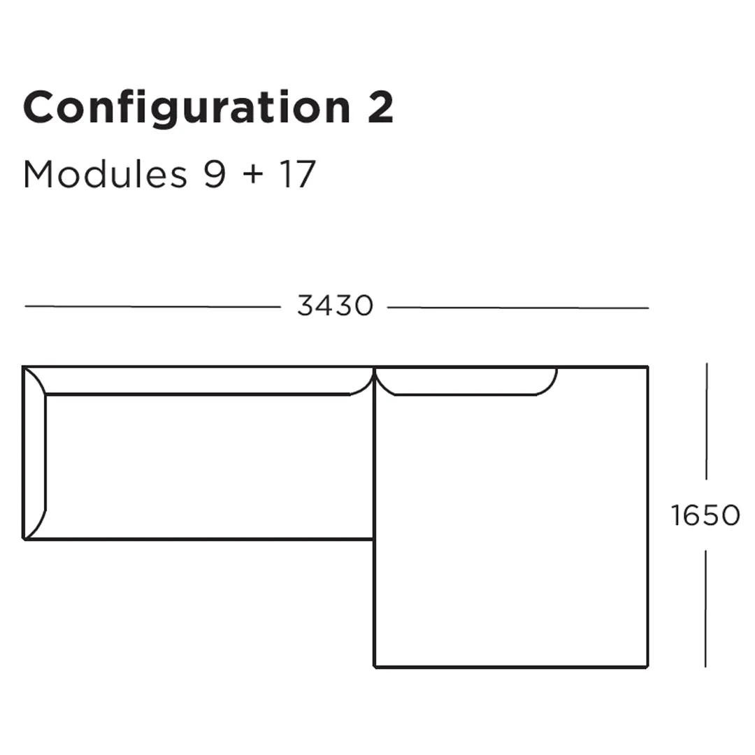 Blade Modular Sofa (Modules 17-23)