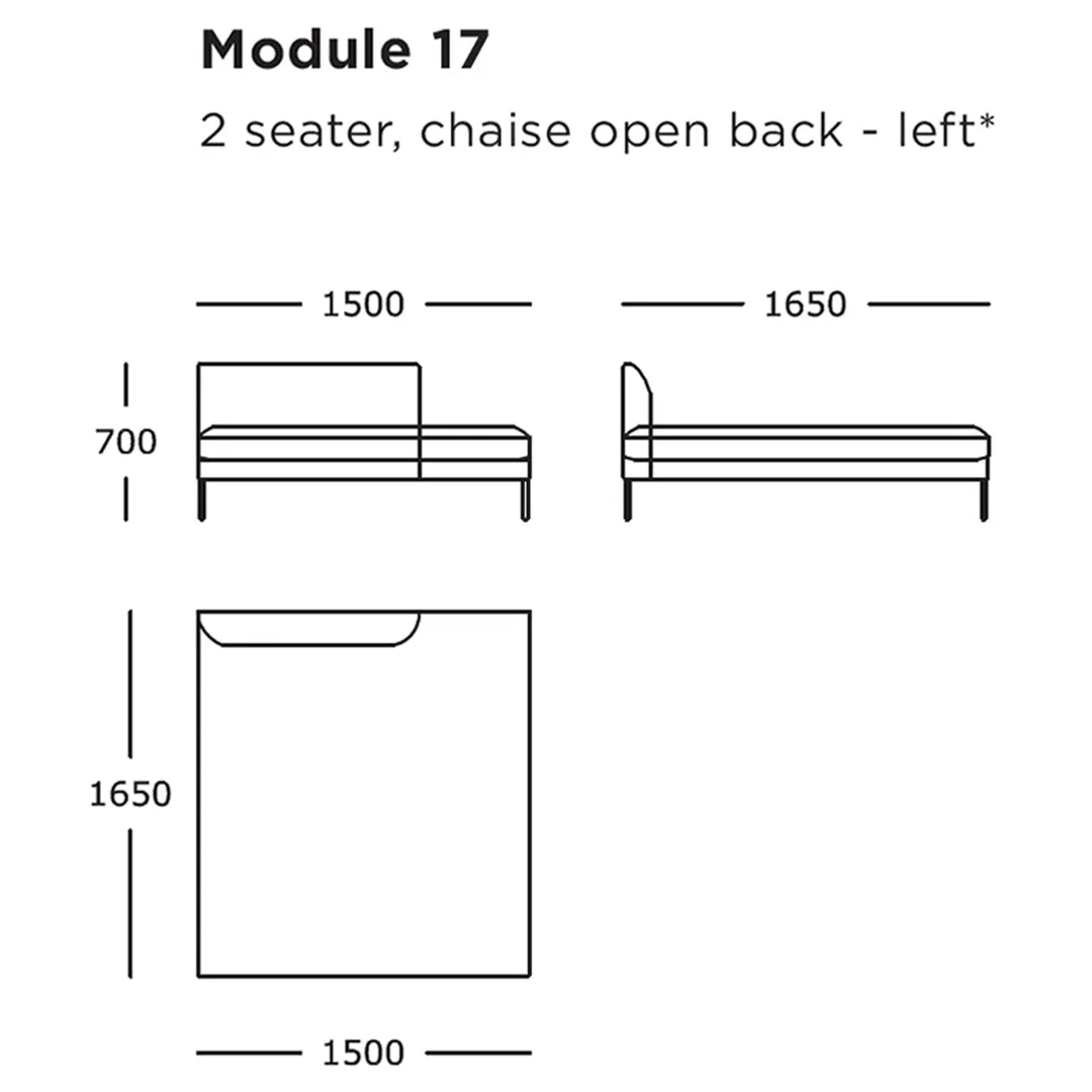 Blade Modular Sofa (Modules 17-23)