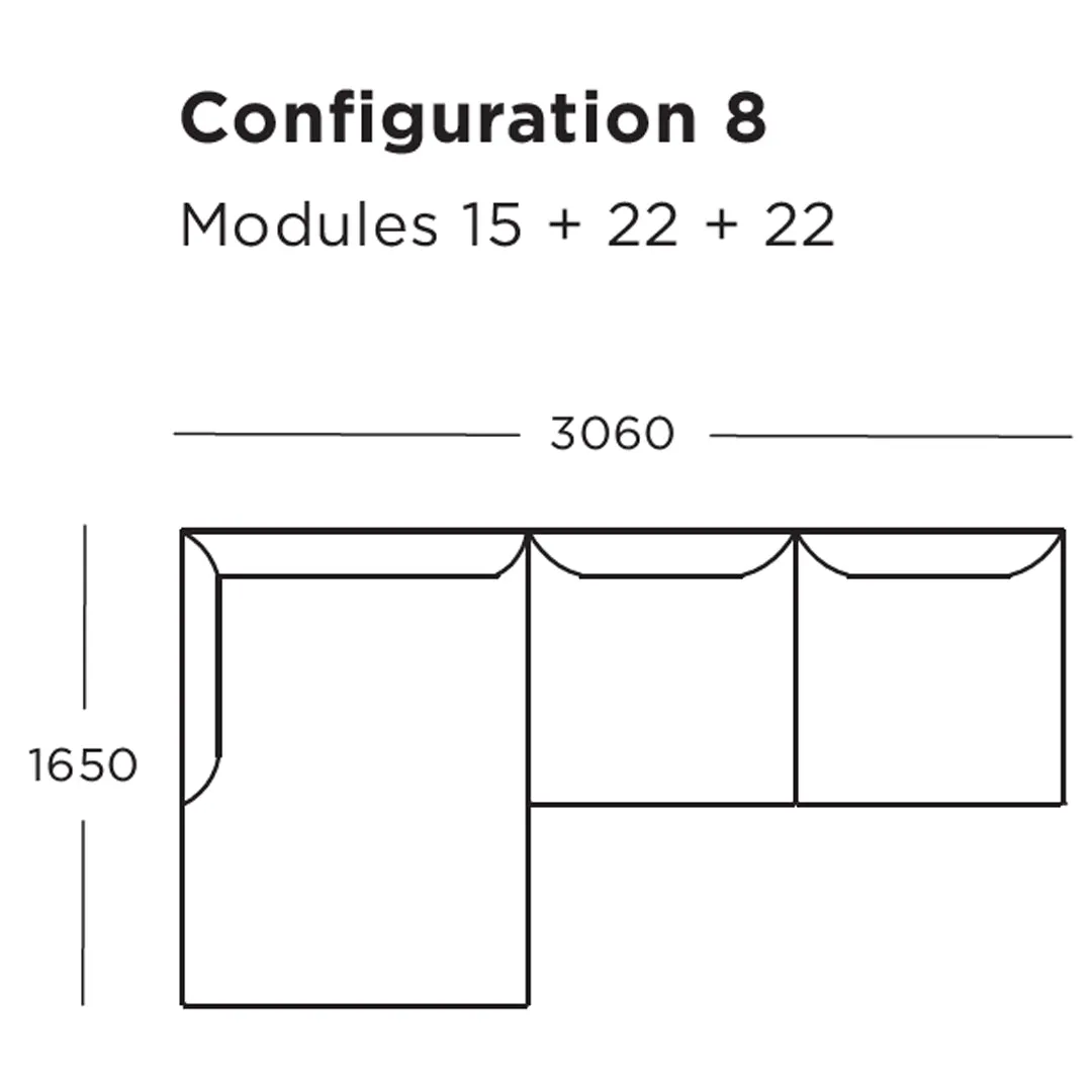 Blade Modular Sofa (Modules 17-23)