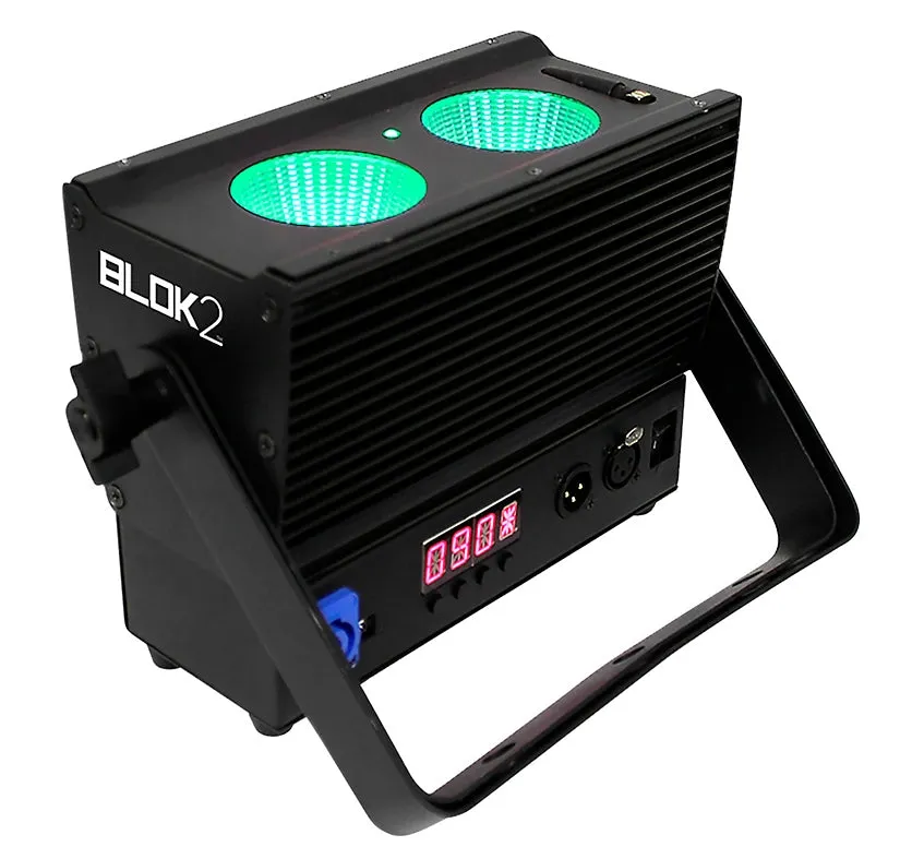 Blizzard Lighting BLOK 2 IP65 2x25W RGBW UV COB LED Wash Light