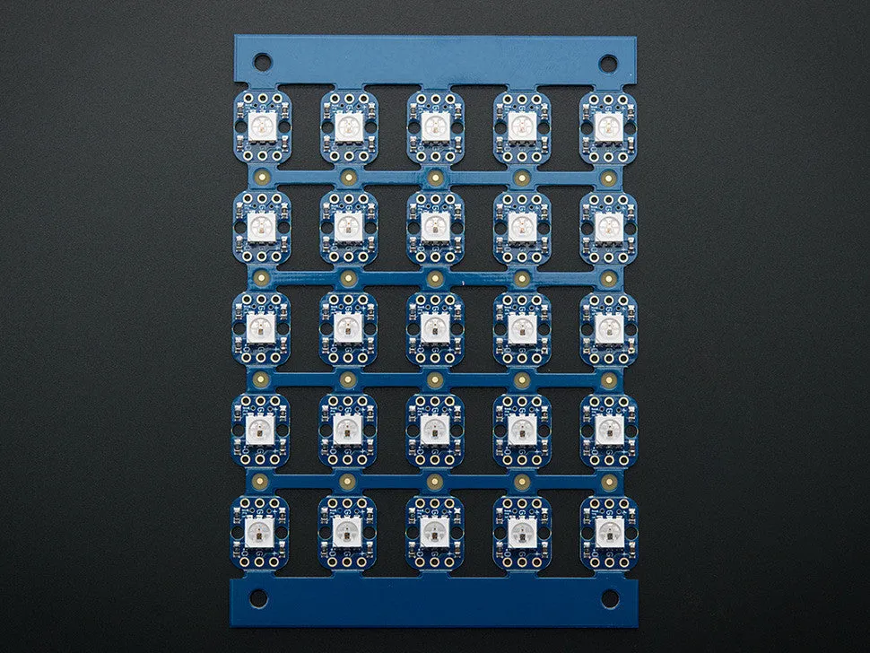 Breadboard-friendly RGB Smart NeoPixel - Sheet of 25