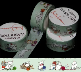 Cat & wool Washi tape