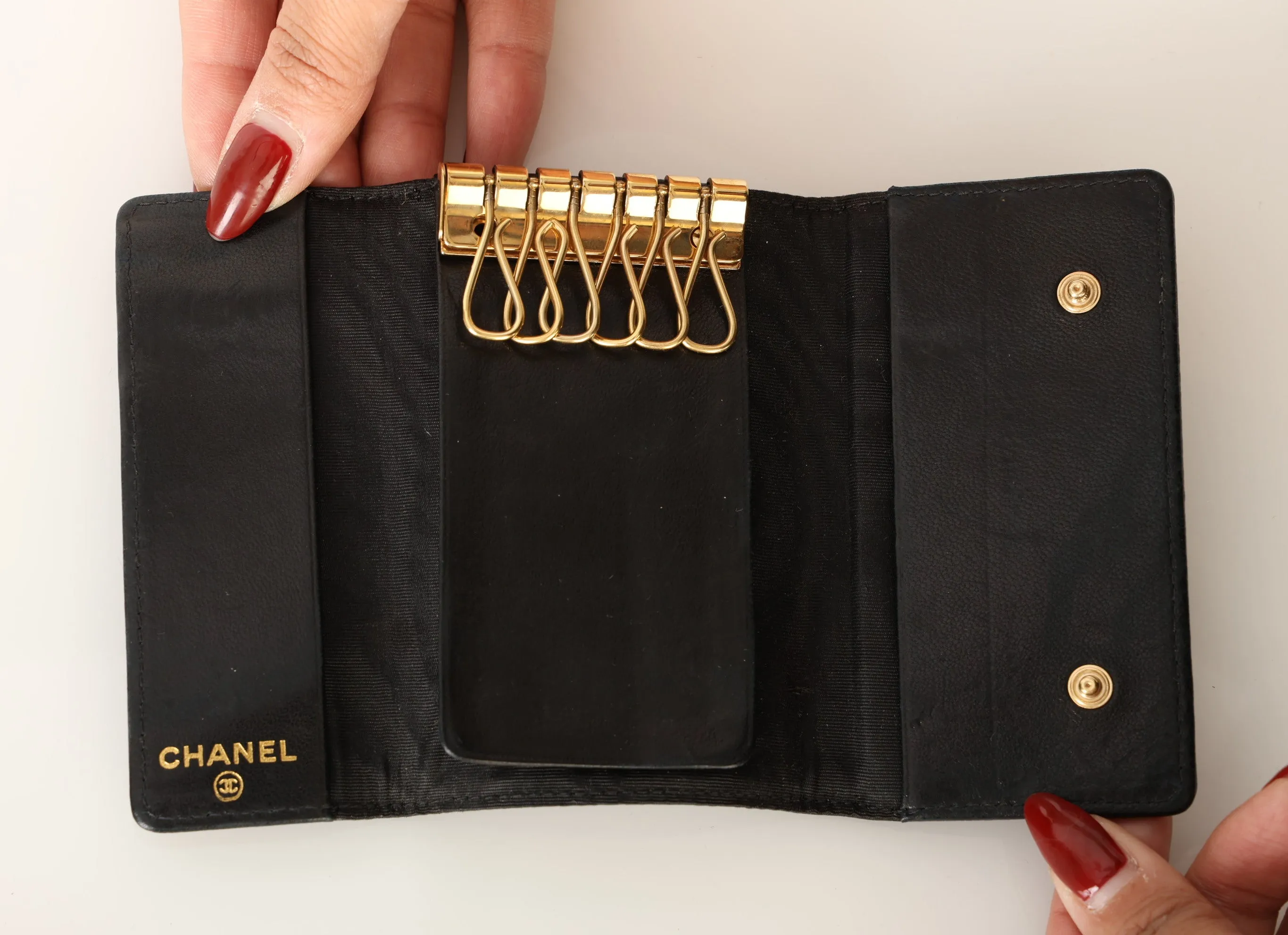 Chanel 1997 Caviar Key Case