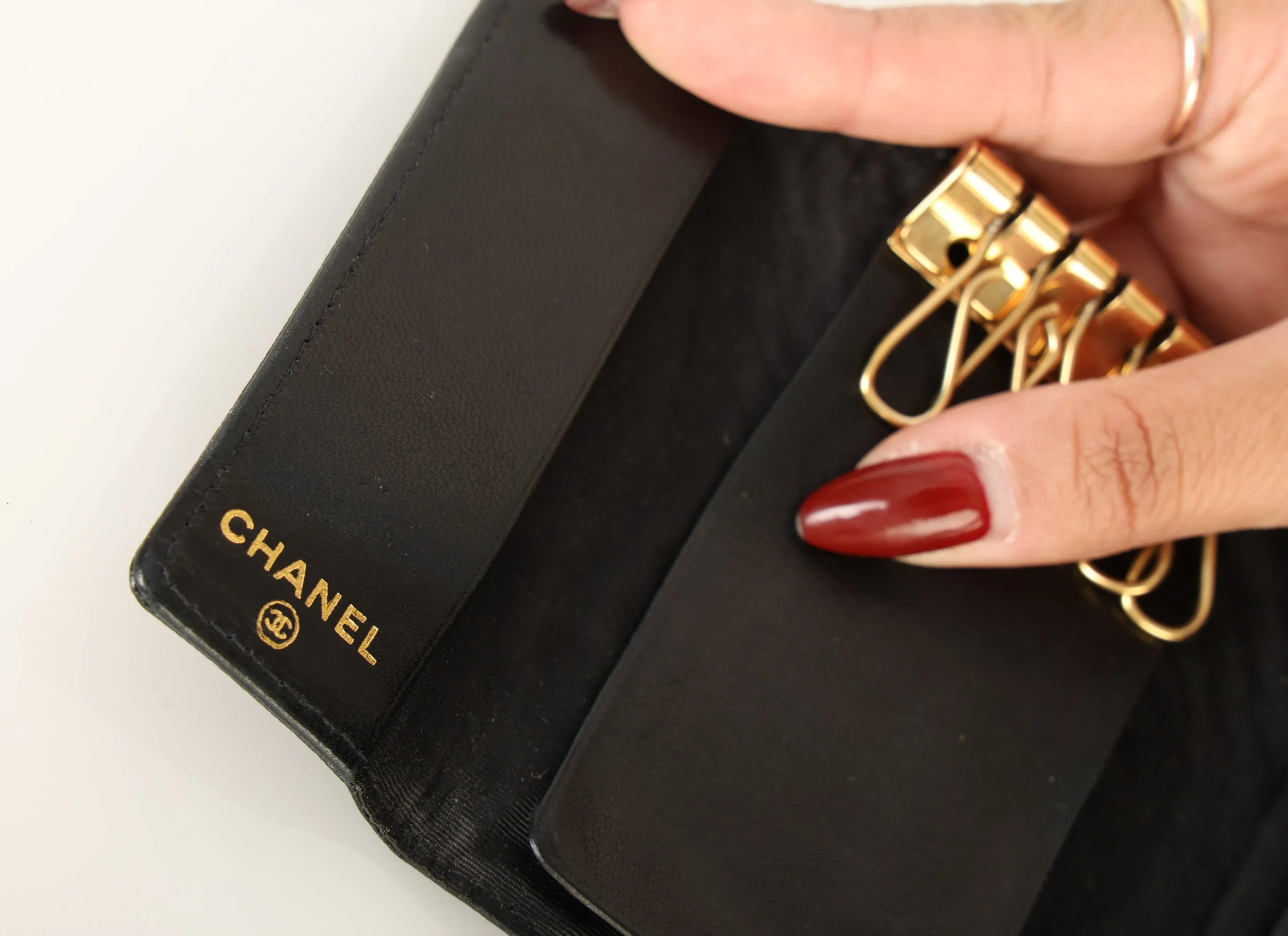 Chanel 1997 Caviar Key Case