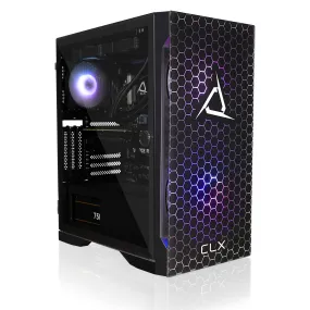 CLX SET Gaming Desktop - Liquid Cooled Intel Core i5 13600KF 3.5GHz 14-Core Processor, 16GB DDR4 Memory, GeForce RTX 3060 12GB GDDR6 Graphics, 1TB SSD, WiFi, Windows 11 Home 64-bit