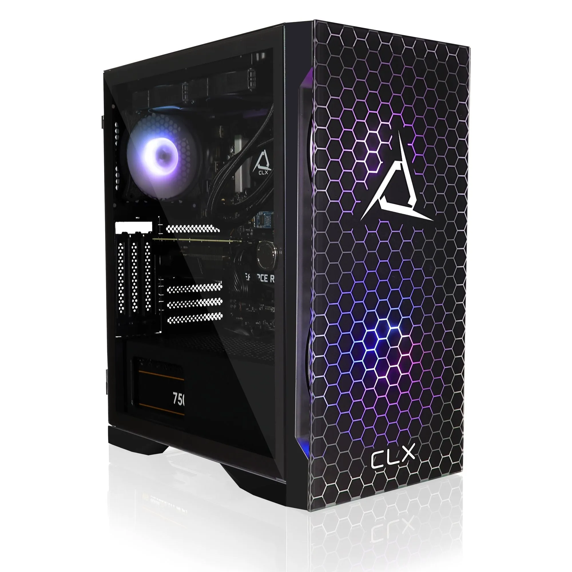 CLX SET Gaming Desktop - Liquid Cooled Intel Core i5 13600KF 3.5GHz 14-Core Processor, 16GB DDR4 Memory, GeForce RTX 3060 12GB GDDR6 Graphics, 1TB SSD, WiFi, Windows 11 Home 64-bit