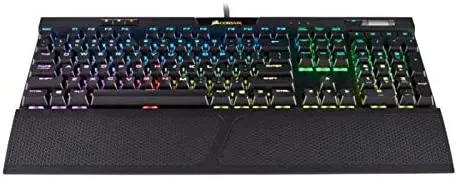 Corsair K70 MK.2 RGB MX Red Mechanical Gaming Keyboard, Cherry MX Red - Refurbished by Corsair
