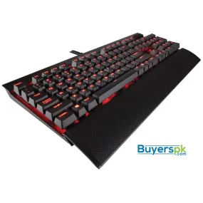 Corsair K70 Rapidfire Mechanical Gaming Keyboard - Backlit Red Led - Usb Passthrough & Media