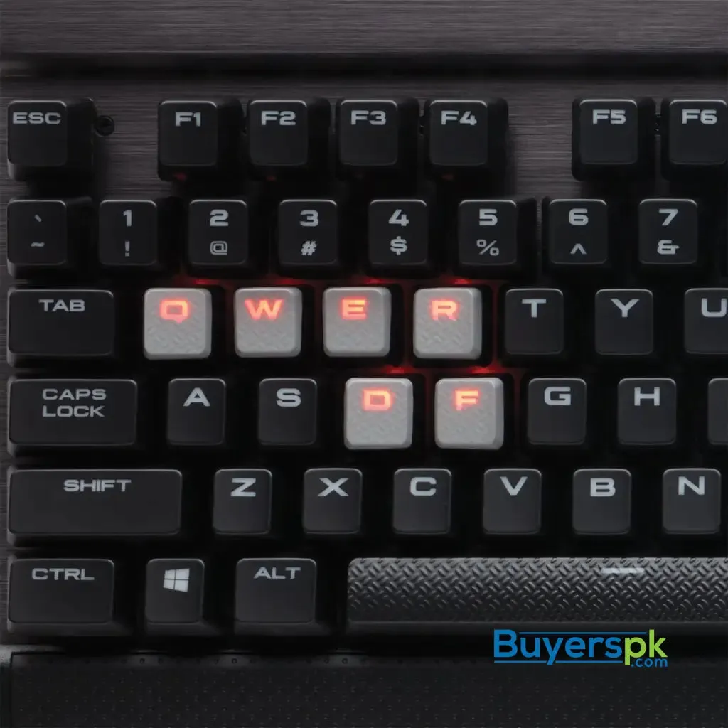 Corsair K70 Rapidfire Mechanical Gaming Keyboard - Backlit Red Led - Usb Passthrough & Media
