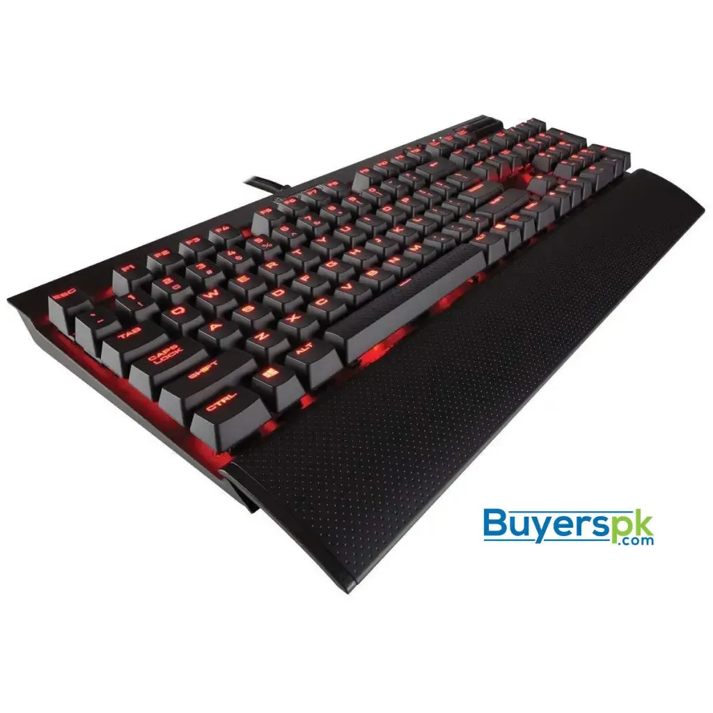 Corsair K70 Rapidfire Mechanical Gaming Keyboard - Backlit Red Led - Usb Passthrough & Media