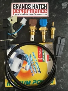 Cosworth YB Temperature & Pickup Sensor Kit - 5 Sensors & Denso IK24 Plugs