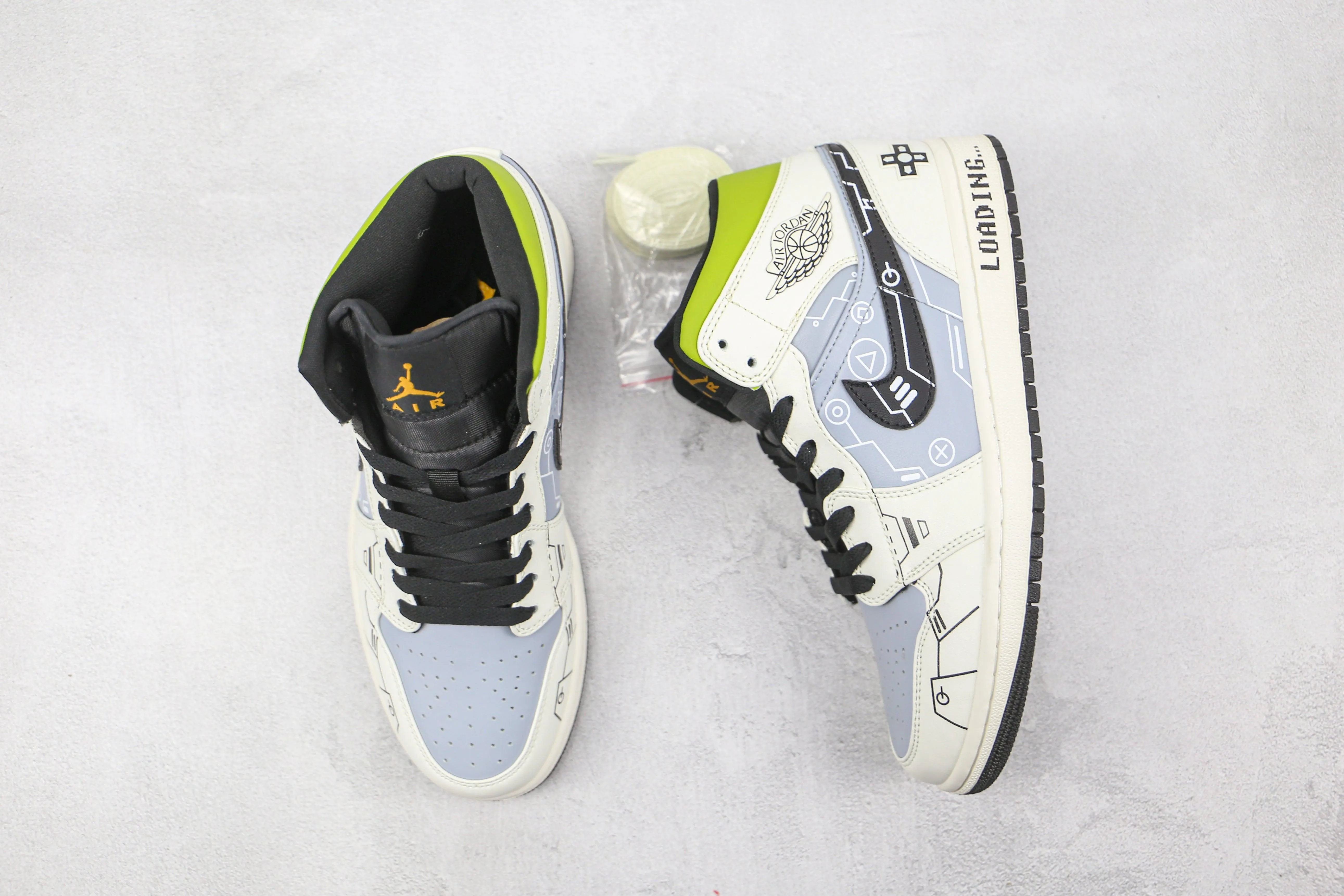 Custom Air Jordan 1 Mid 554725 170