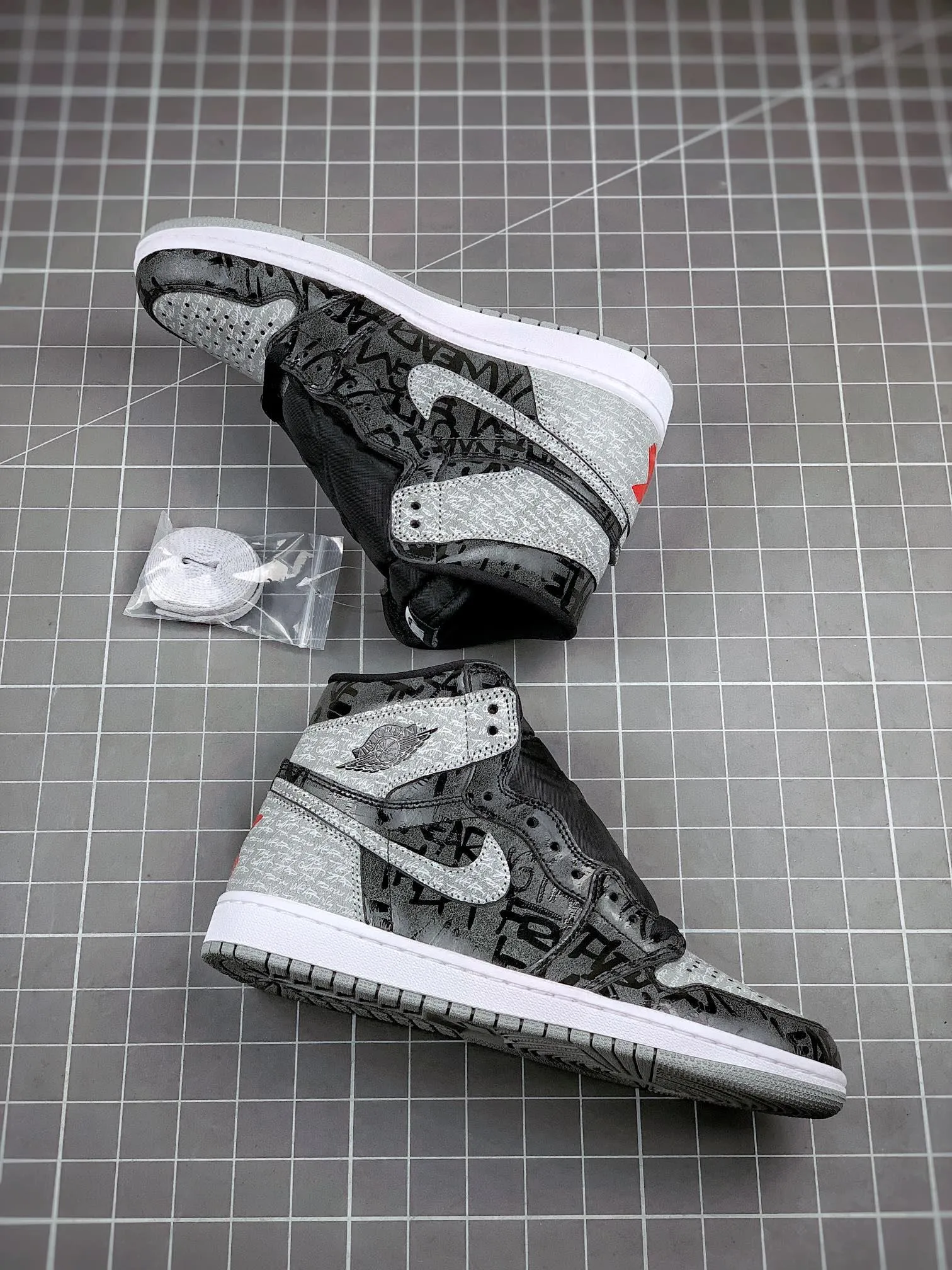 Custom Air Jordan 1 OG "Rebellionaire" Black Ash Rebellion