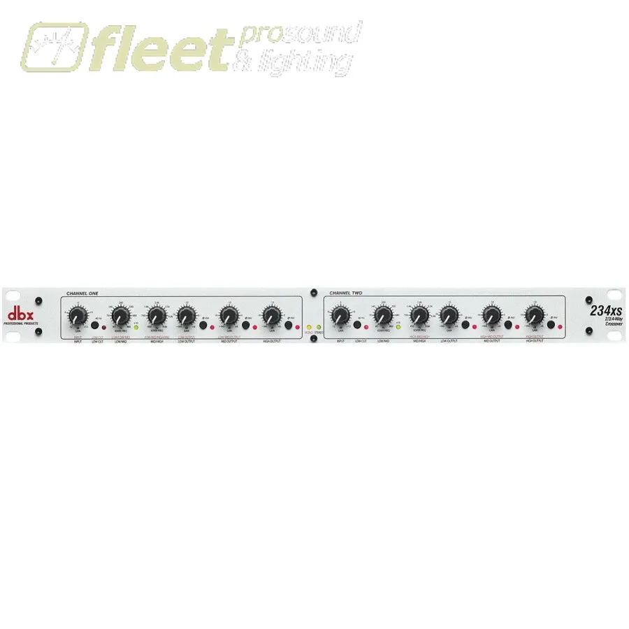 DBX Stereo 2/3 Way Mono 4-Way Crossover 234XS
