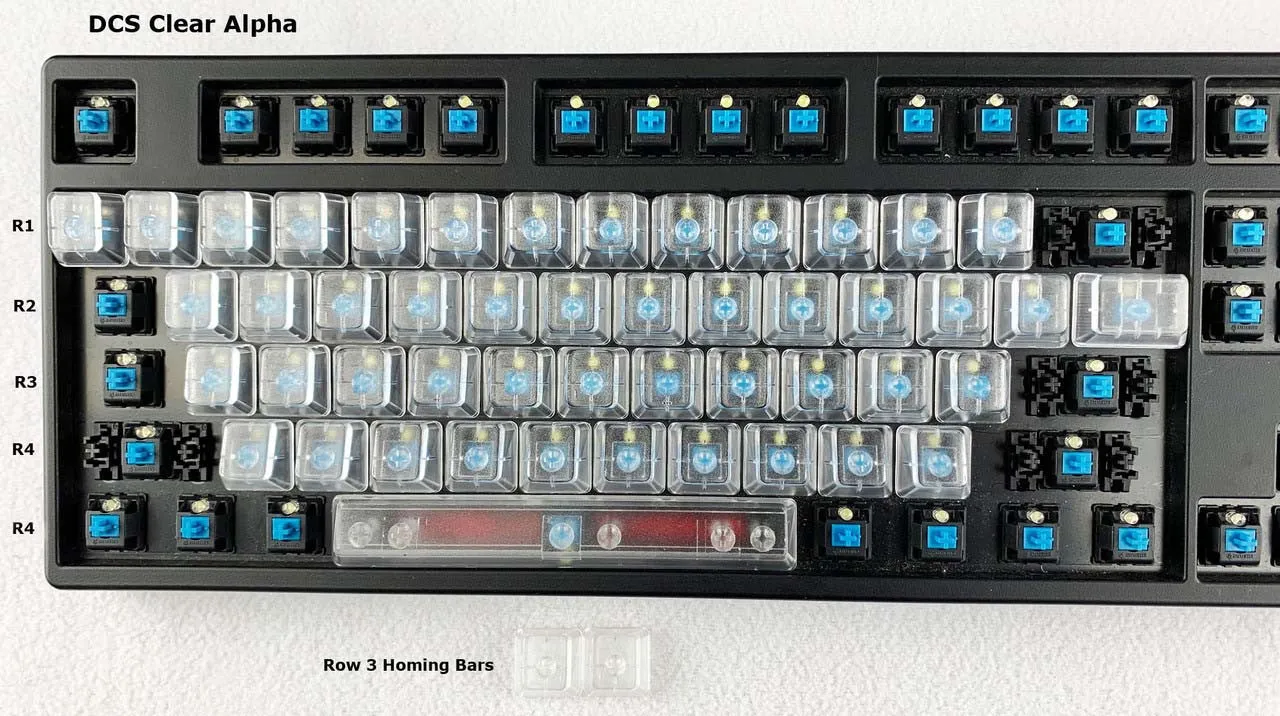 DCS Clear - Single Keycaps