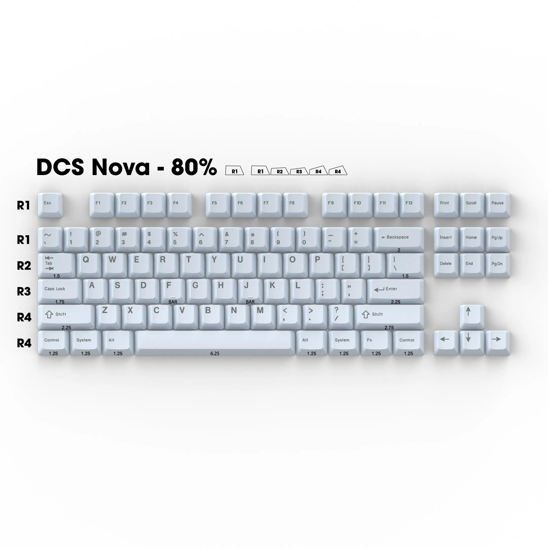 DCS Nova - Single Keycaps