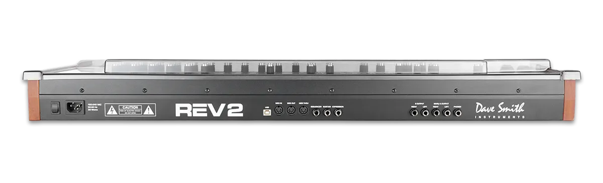 Decksaver DS-PC-REV2KEYBOARD Sequential Dave Smith Instruments Prophet Rev2 Keyboard cover