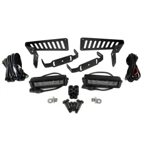 Diode Dynamics - DD6092 - Jeep 2018-2021 SS6 Cowl LED Kit White Driving