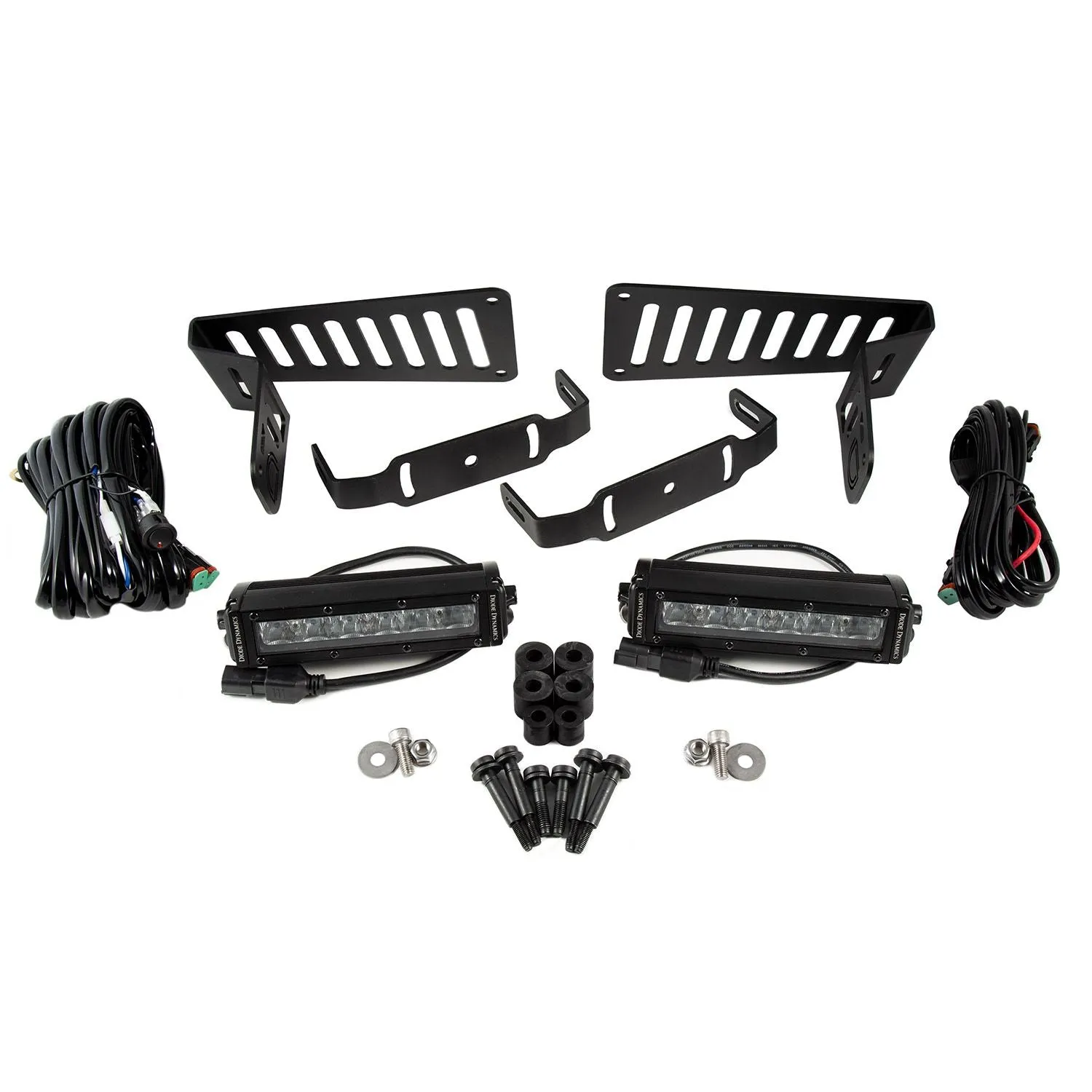 Diode Dynamics - DD6092 - Jeep 2018-2021 SS6 Cowl LED Kit White Driving