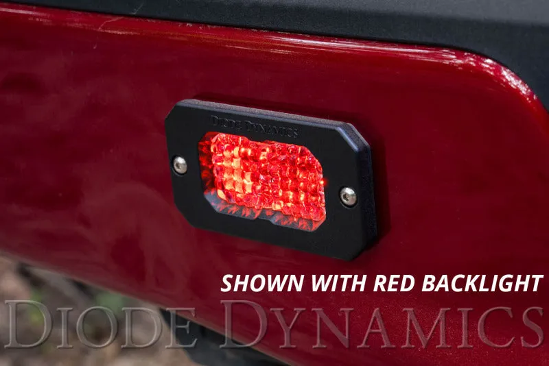 Diode Dynamics Stage Series 2 In LED Pod Pro - White Flood Flush RBL (Pair)
