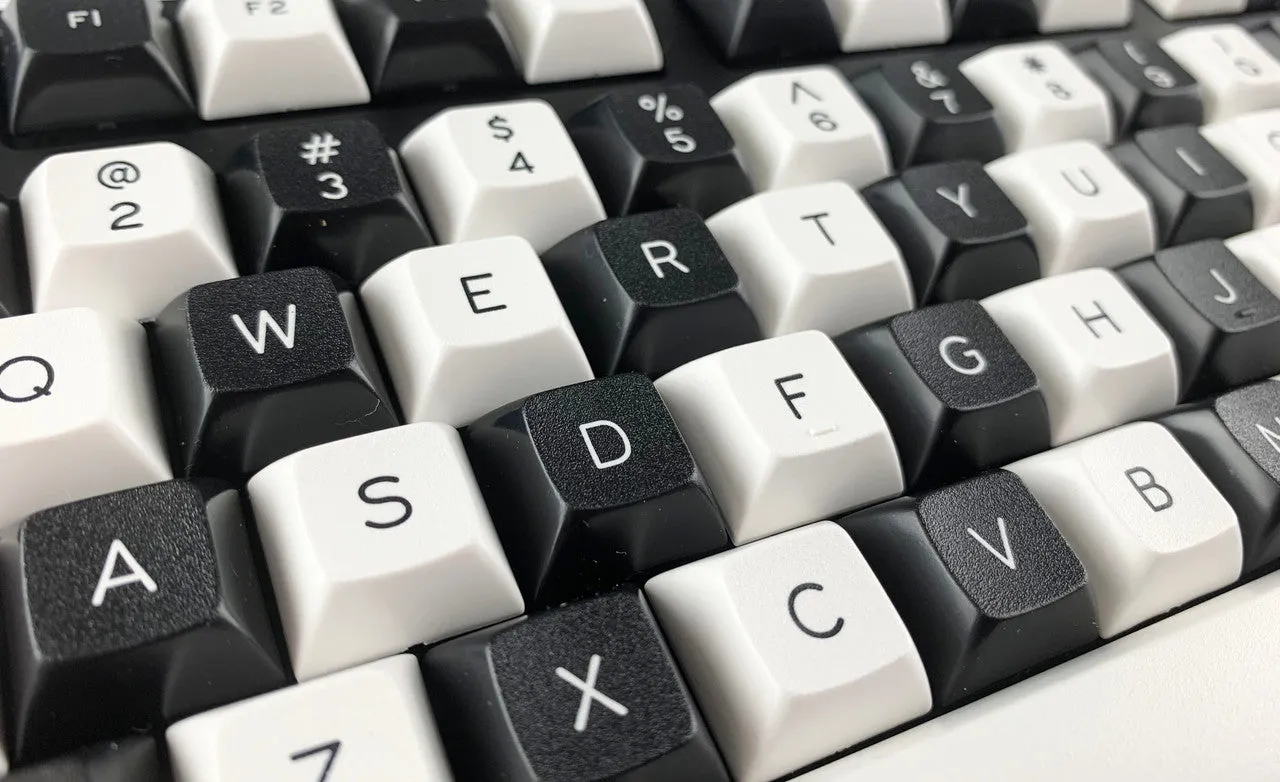 DSA White on Black