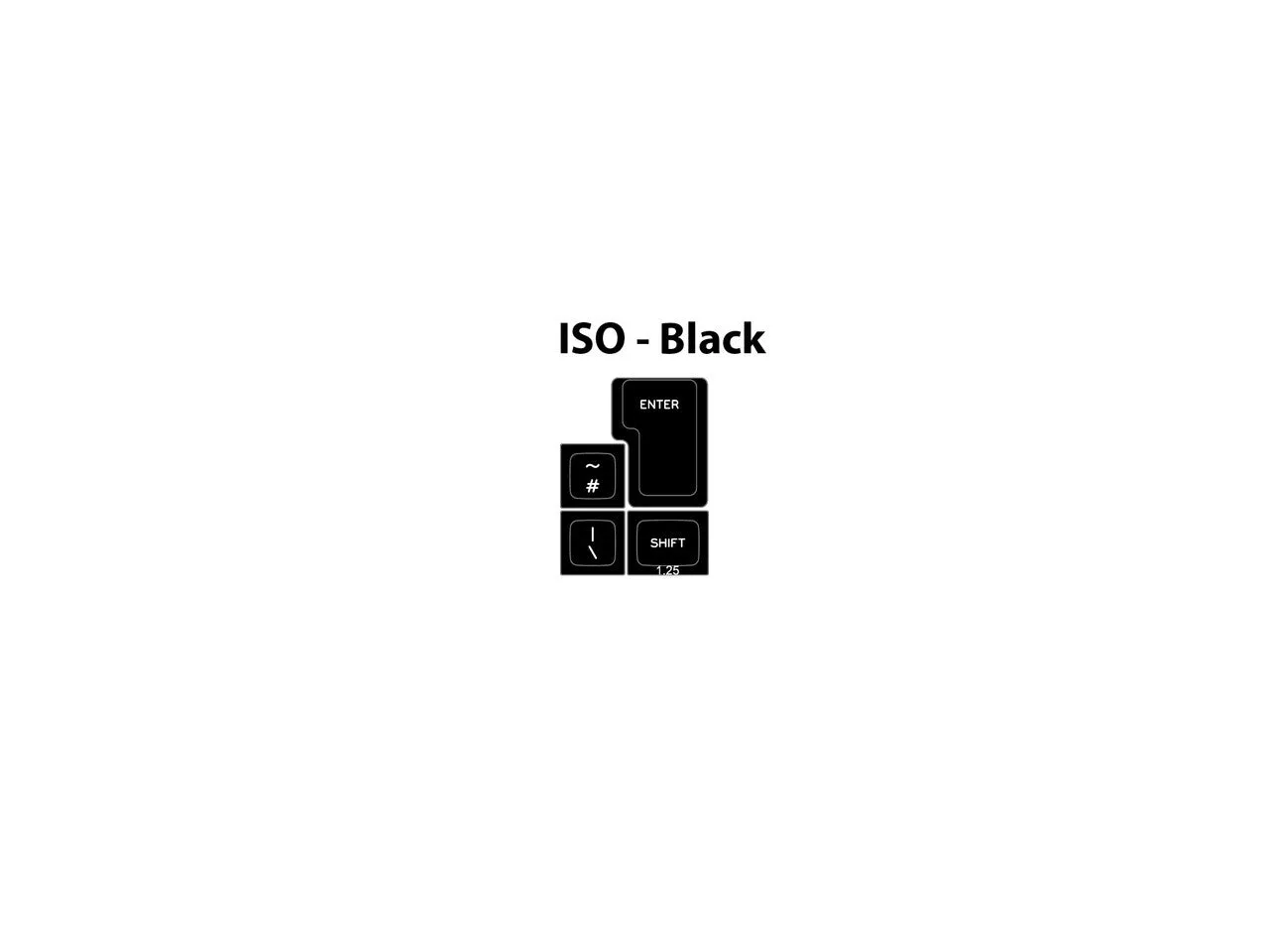 DSA White on Black/Black on White - Single Keycaps
