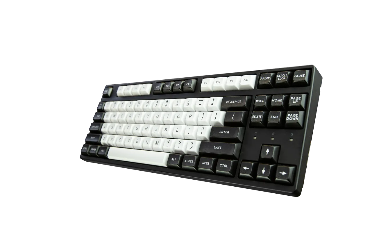DSA White on Black/Black on White - Single Keycaps