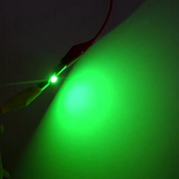 Electro-Fashion Sewable LEDs, Green, pack of 10