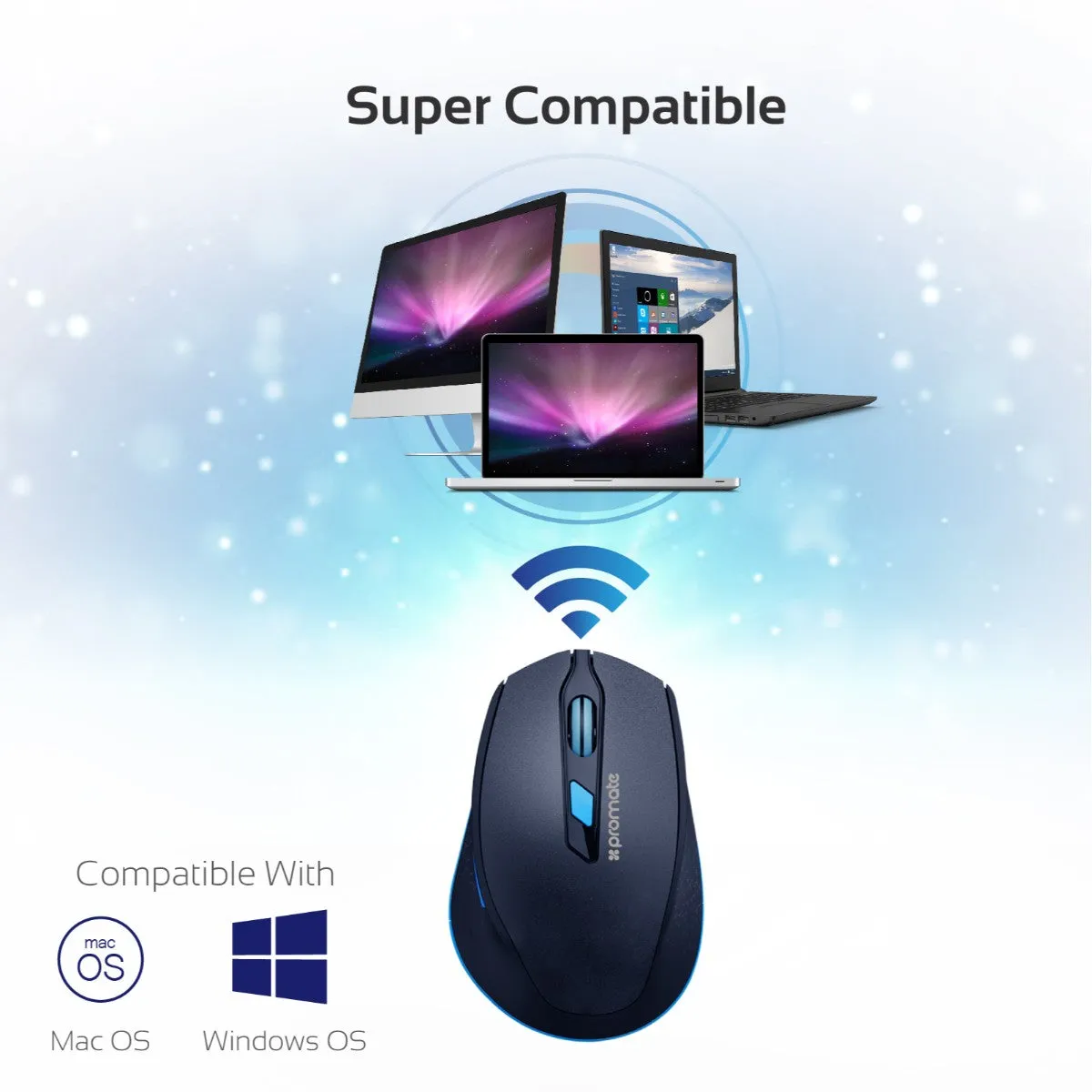 Ergonomically Designed 2.4GHz Wireless Mouse