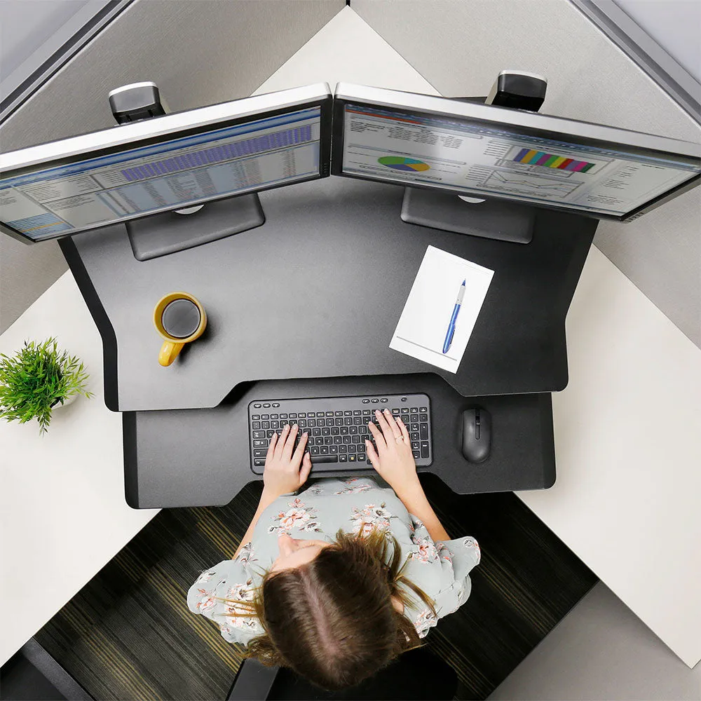 Ergotron WorkFit™ Corner Standing Desk