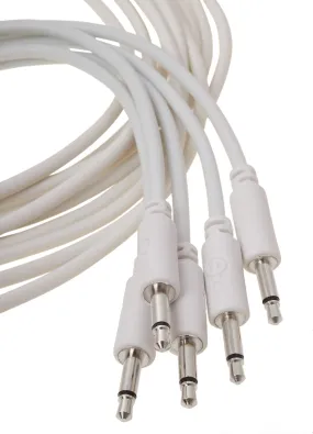 Erica Synths 10cm White Patch Cables x 5