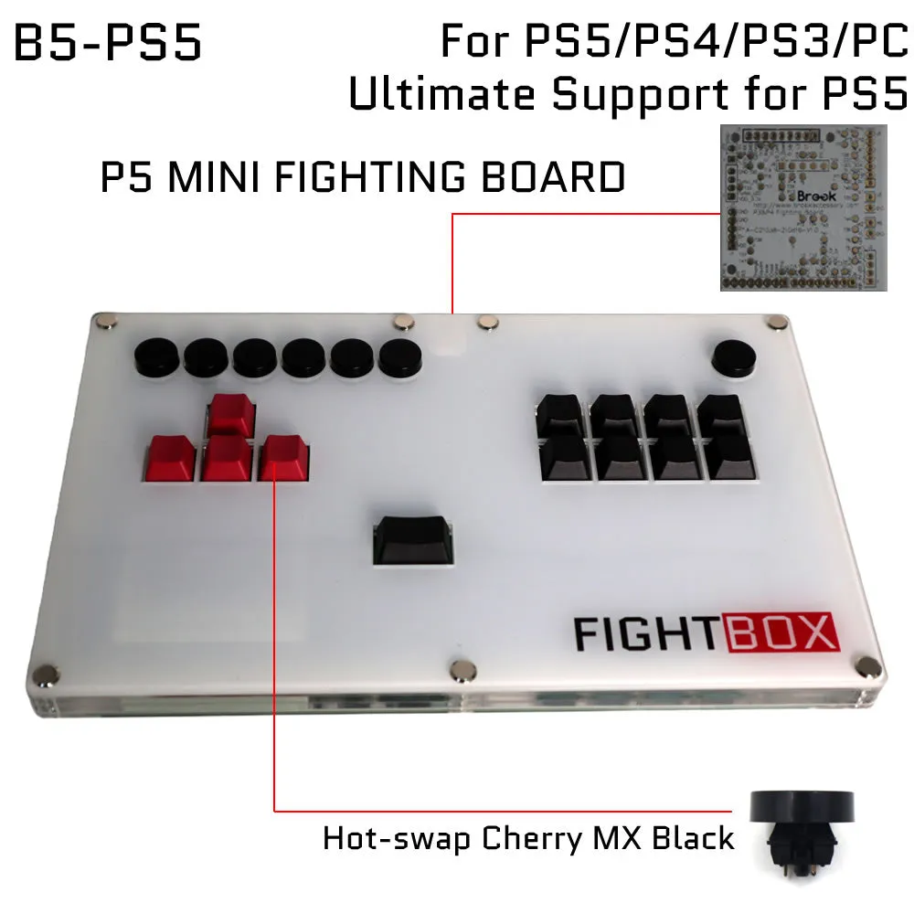 FightBox B5 All keyboard Leverless Game Controller For PC/SWITCH/PS3/PS4/PS5
