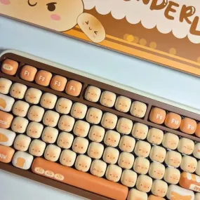 Fluffy Bread Bun Keycaps Set