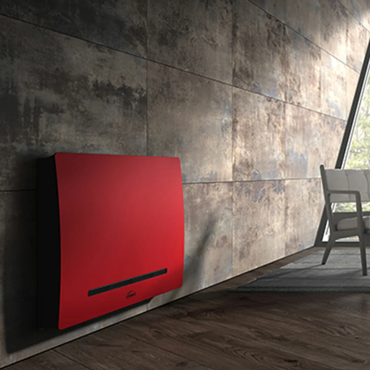 Galletti ART-U Metallic Skin Red 20 fan coil unit 1.98 - 1.76 kW red