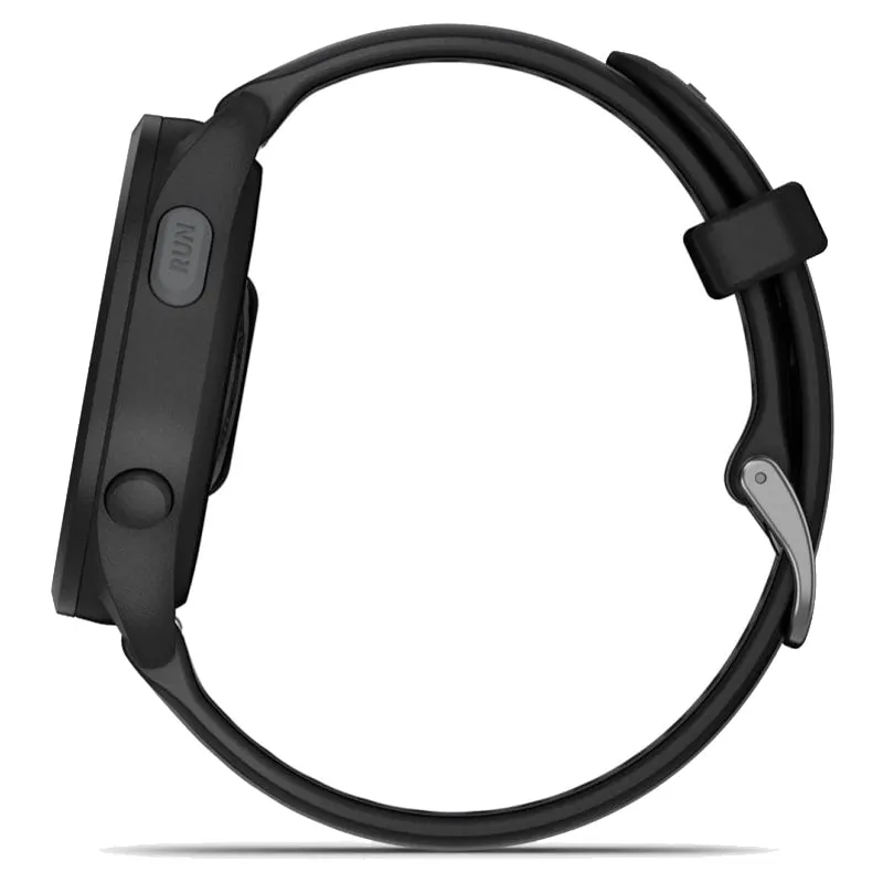 Garmin Forerunner 165 Music Smart Watch - Black & Slate Grey | 49-GAR-010-02863-30