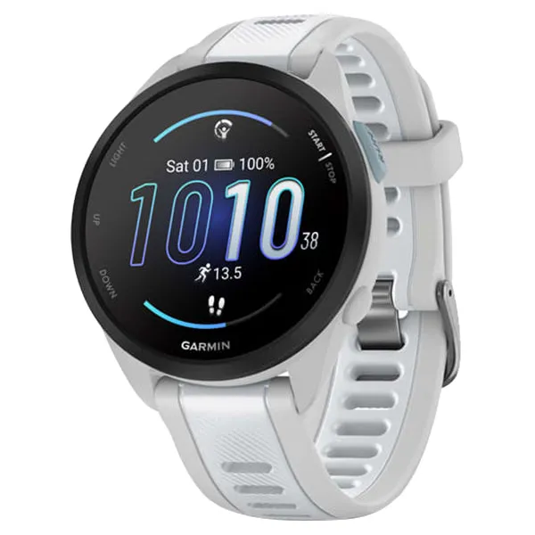 Garmin Forerunner 165 Smart Watch - Mist Grey & Whitestone | 49-GAR-010-02863-21