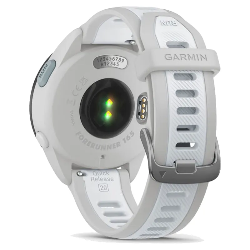 Garmin Forerunner 165 Smart Watch - Mist Grey & Whitestone | 49-GAR-010-02863-21