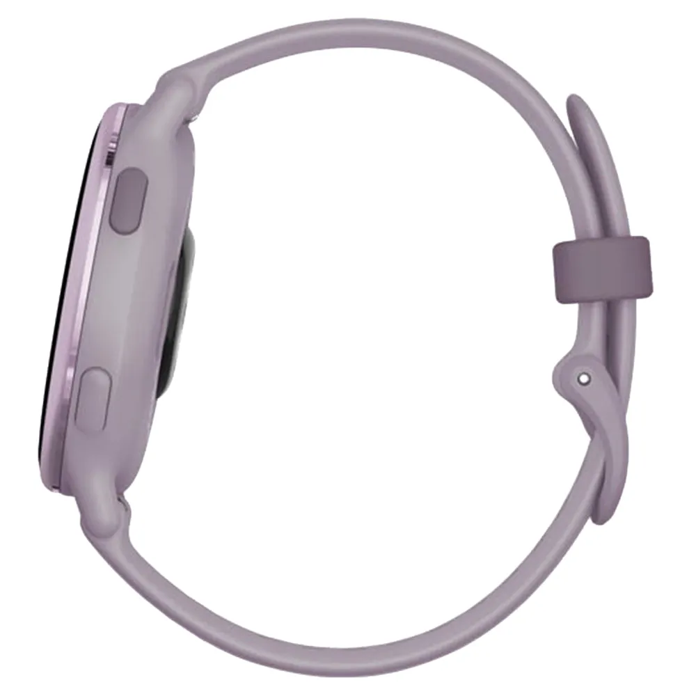 Garmin Vivoactive 5 Aluminium Bezel Silicone Band - Metallic Orchid & Orchid | 49-GAR-010-02862-13