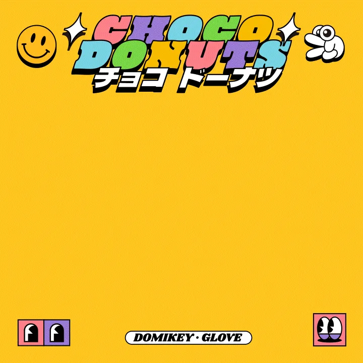 [GBEXTRAS] GLOVE x Domikey Choco Donuts Cherry profile Doubleshot tripleshot keycaps resion novelty stitch-edged mousepad