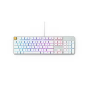 Glorious GLO-GMMK-FS-BRN-W GMMK White Ice Edition Full Size Modular Mechanical Keyboard
